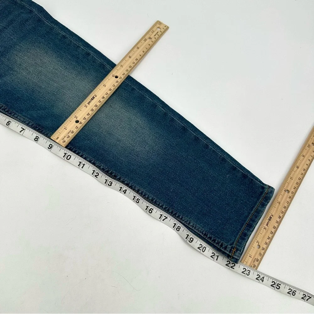 Oshkosh B'gosh Jeans Boys 7H Straight Husky Fit Blue Denim Adjust Waist NEW